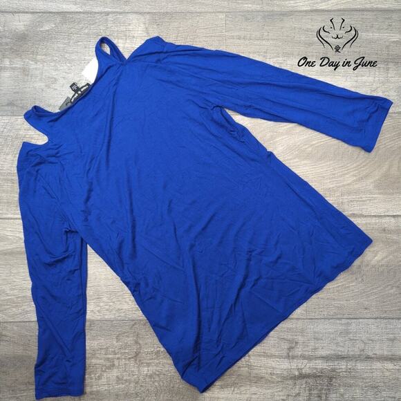 Cable & Gauge Cold Shoulder Long Sleeve Top Size M - Picture 4 of 4